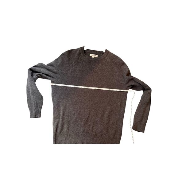 Goodthreads Gray 100% Lambswool Wool Pullover Crew Neck Sweater Men’s Size M - Picture 10 of 16